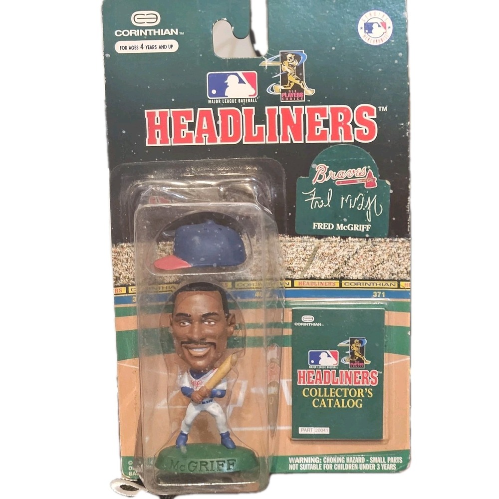 FRED MCGRIFF‎ - Atlanta Braves - Corinthian MLB Headliners 1996 Vintage Figure